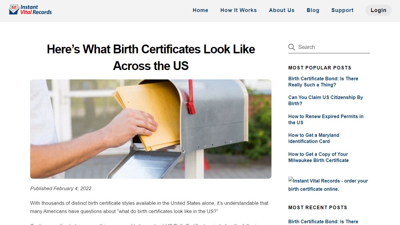 Here’s What Birth Certificates Look Like Across the US